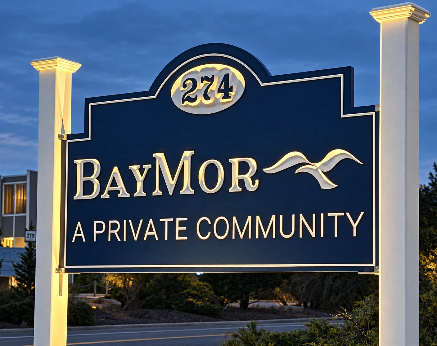 BayMor Community Entrance Sign, Westhampton Beach, NY